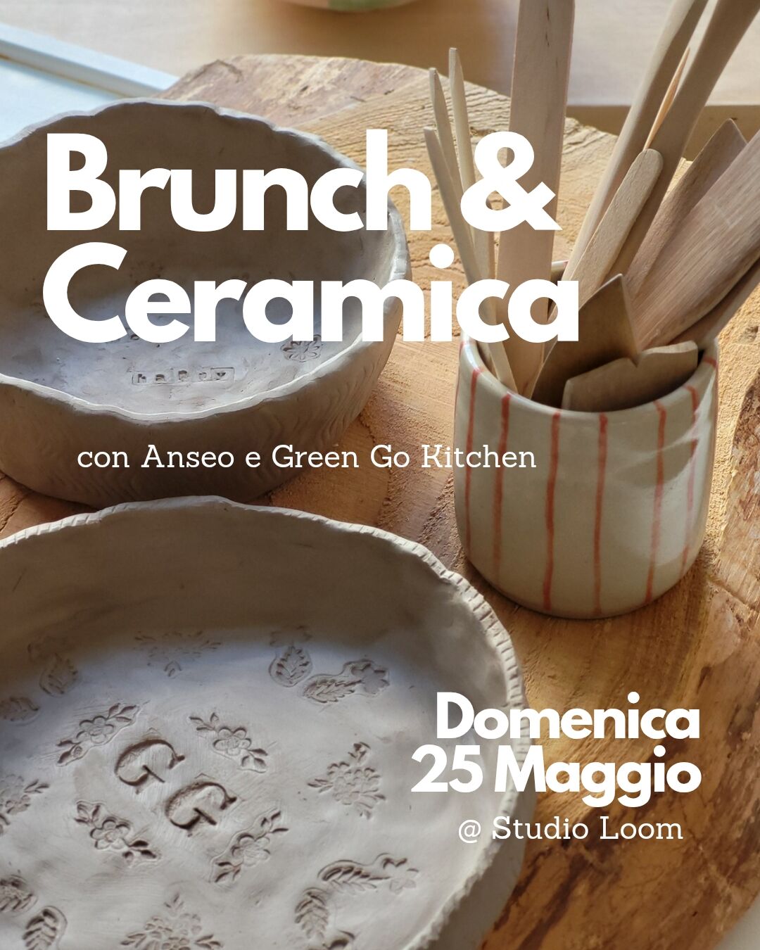 Brunch & Ceramica a Modena con Anseo e Green Go Kitchen