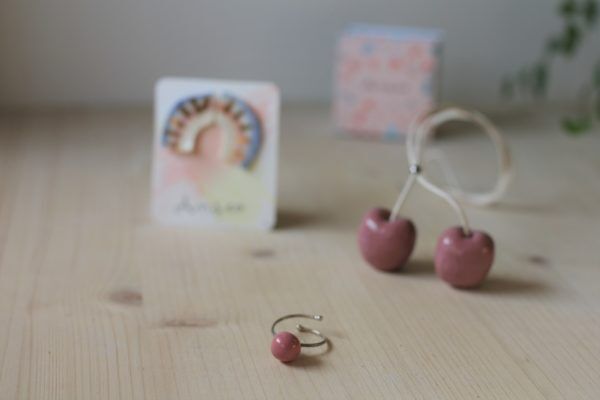 Set di gioielli in ceramica e porcellana Anseo