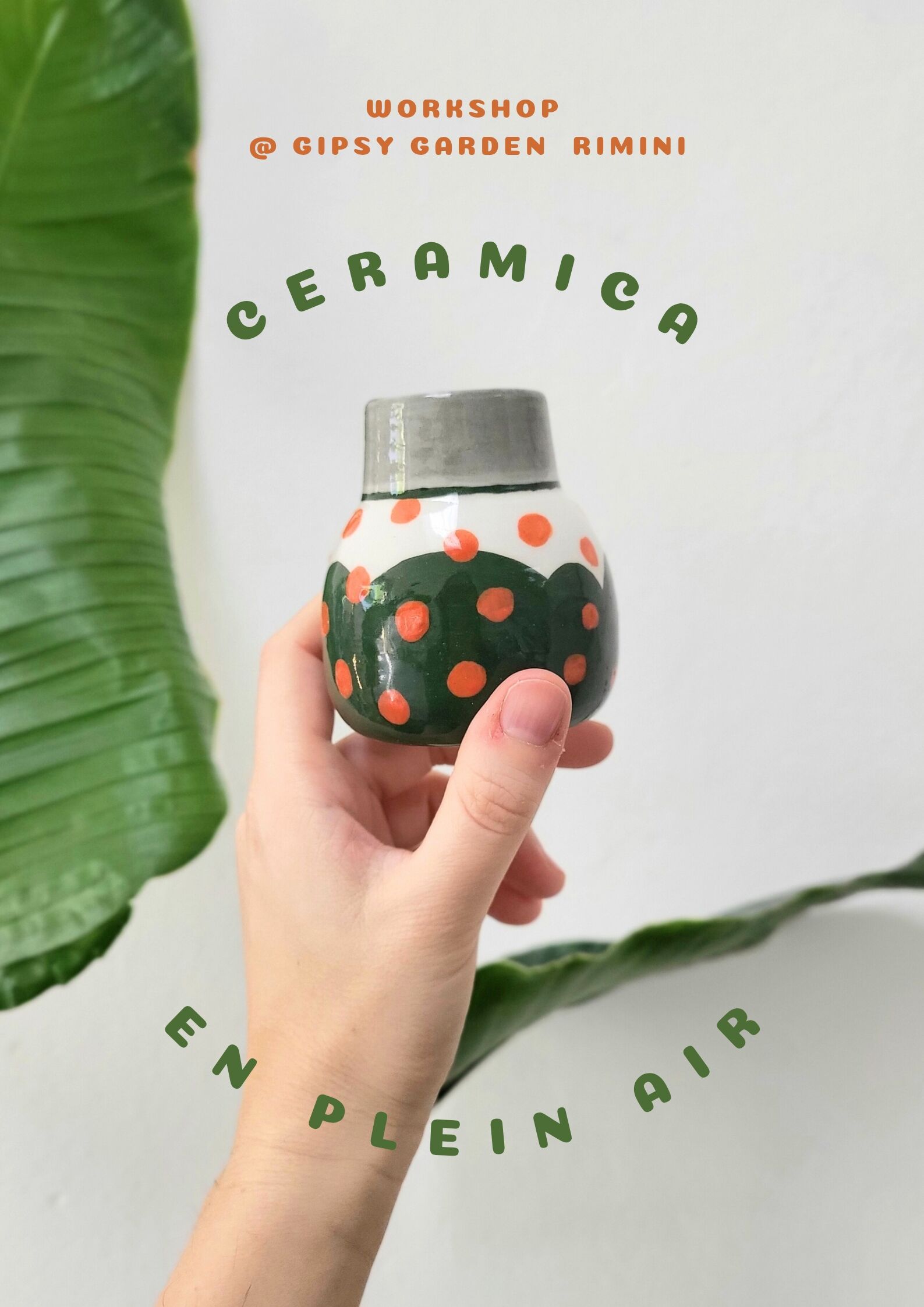 Workshop Ceramica en plein air presso Gipsy Garden Rimini