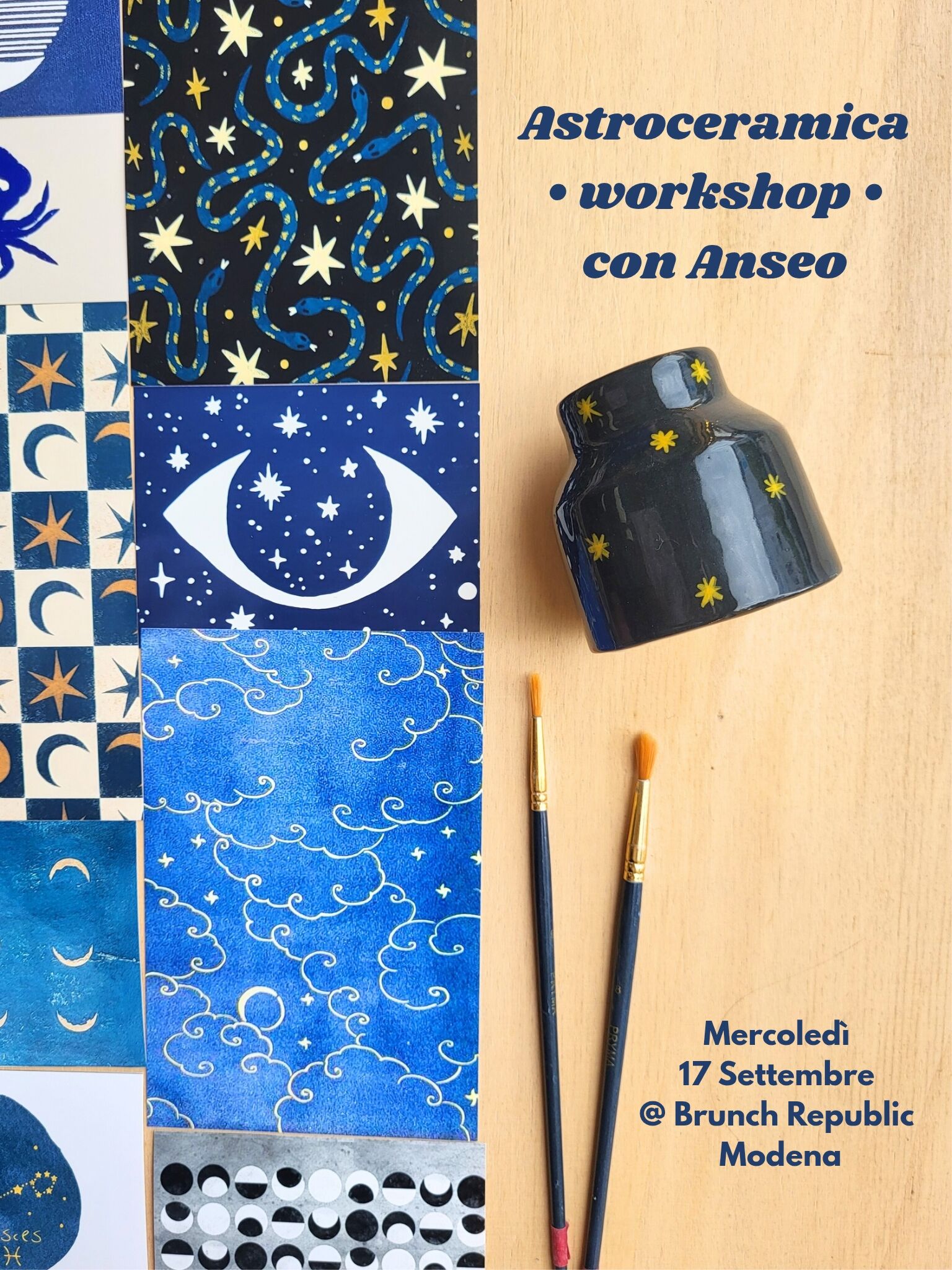 Astroceramica workshop di Anseo @ Brunch Republic Modena
